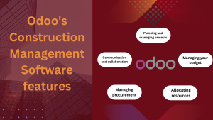 Odoo's Construction Management Software features